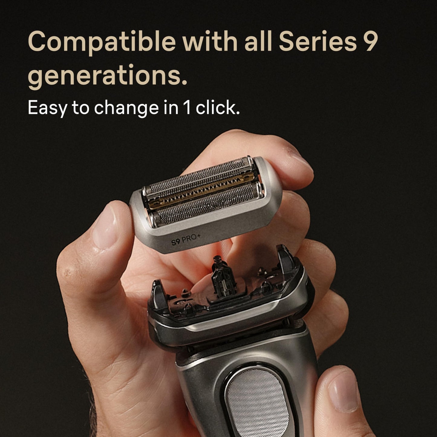 Series 9 Men's Electric Shaver Head ORIGINAL Replacement Blade, Silver 92S Beauty and Personal Care Braun