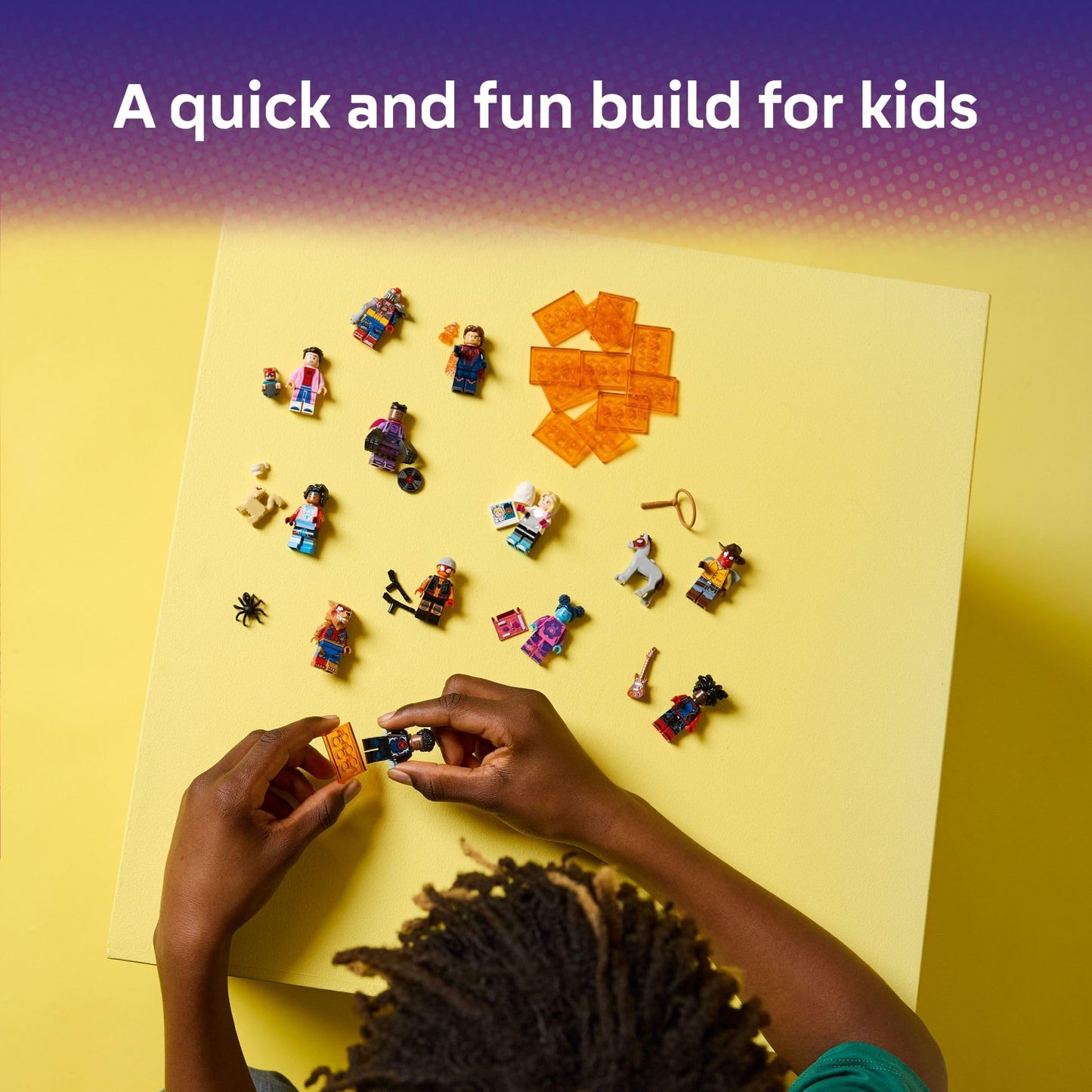 LEGO Minifigures Spider-Man: Across The Spider-Verse 6-Pack – Action Figures for Kids Ages 5+, Pretend Play Toys & Birthday Gift, 66797