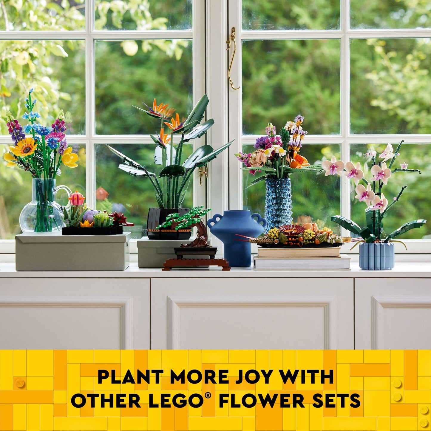 LEGO Cherry Blossom 40725, Building Toy for Kids Ages 8+, Artificial Flower Decor for Home Display, Creative Gift for Plant & Flower Lovers
