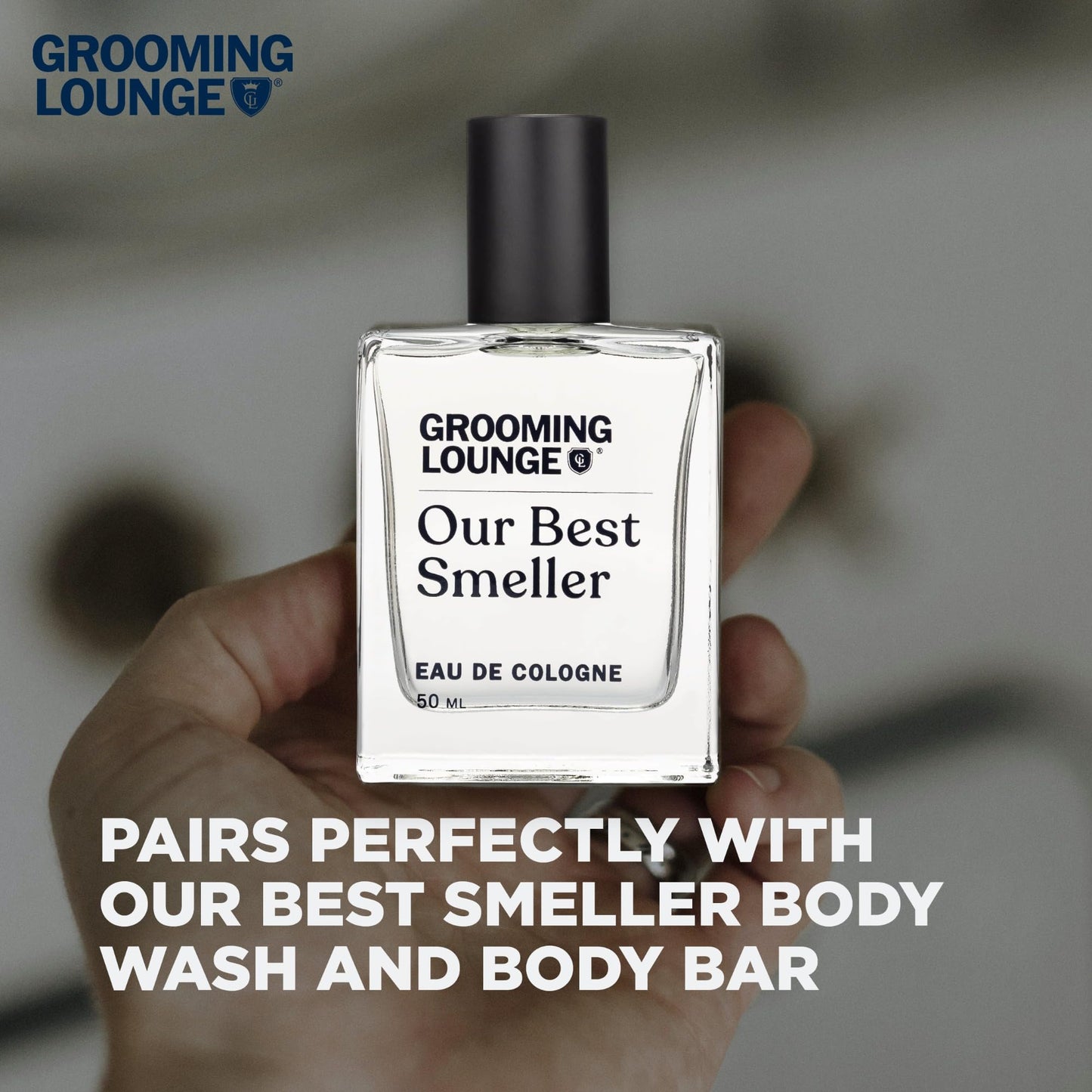 Grooming Lounge Our Best Smeller Cologne - Long-Lasting Black Pepper and Vanilla Scent - Energizing and Confidence Enhancing - No Parabens - Cruelty