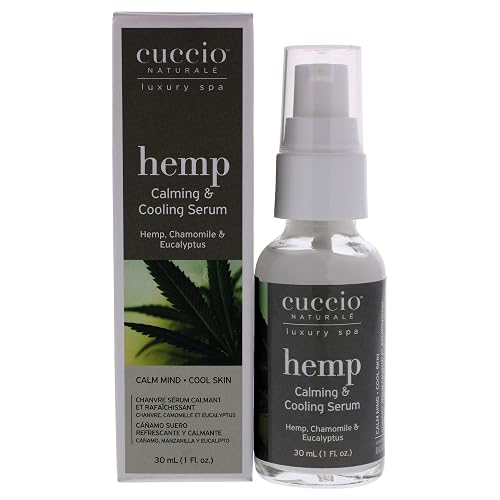 Cuccio Naturale Hemp Calming And Cooling Serum - With Chamomile And Eucalyptus - Use On Pressure Points To Relax The Mind - Relieves Tension