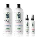 Cowboy Magic Show Ready LIMITED EDITION Box Set - 32 Oz Rosewater Shampoo, 32 Oz Conditioner, 4 Oz Greenspot Remover, 4 Oz Superbody Shine, and Bonus
