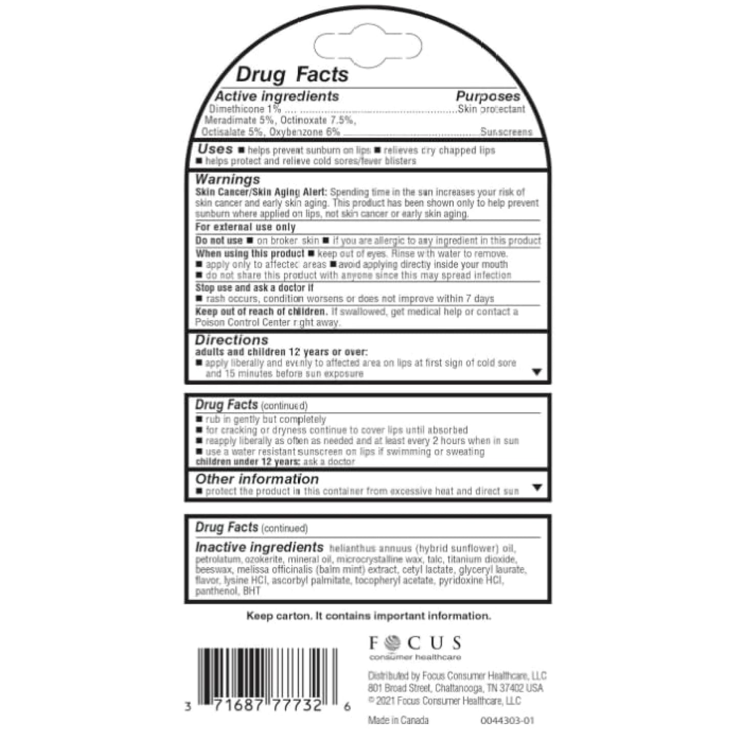 Herpecin L Lip Protectant SPF 30 0.10 oz (Pack of 5)
