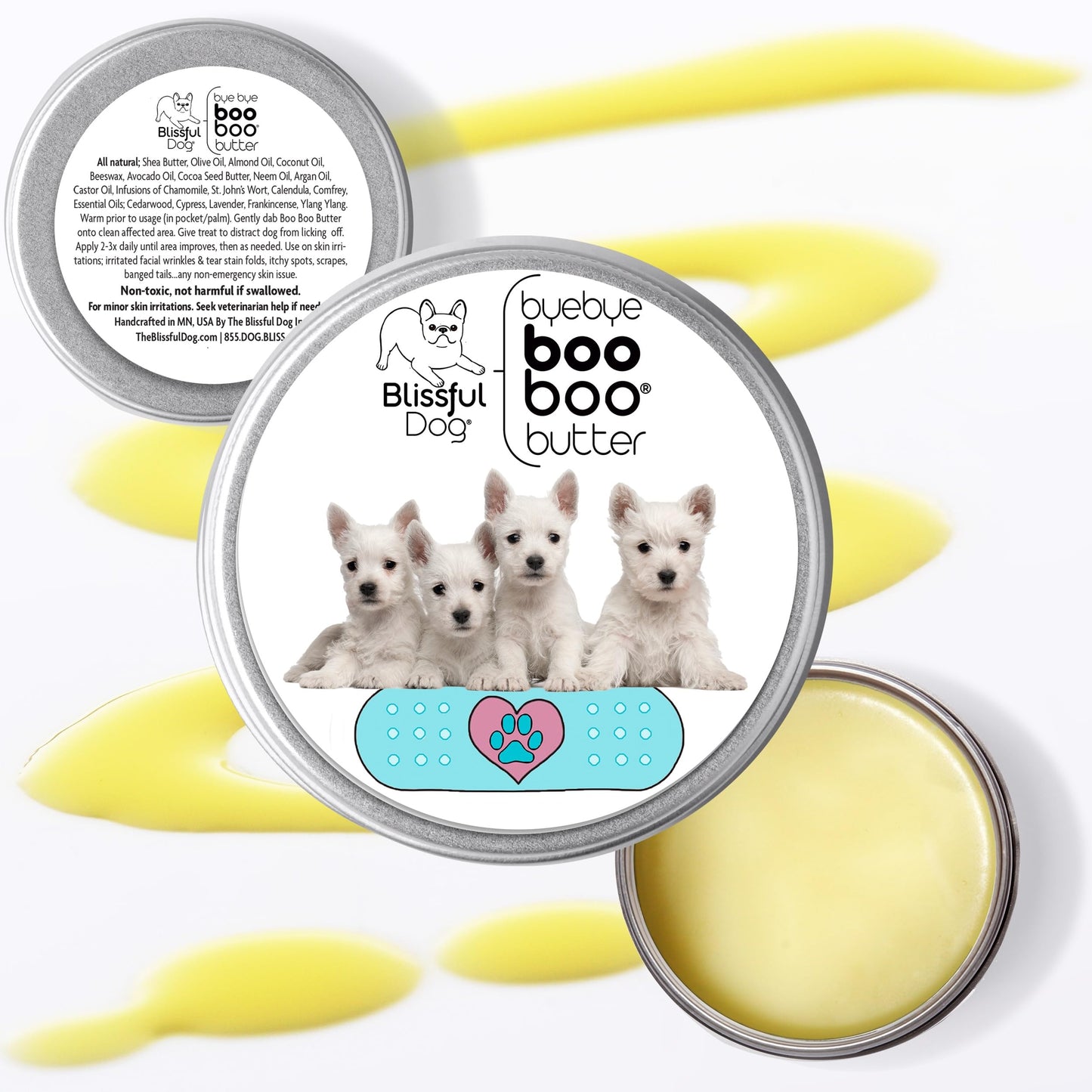 The Blissful Dog West Highland Terrier Boo Butter, 4 oz Beauty and Personal Care The Blissful Dog