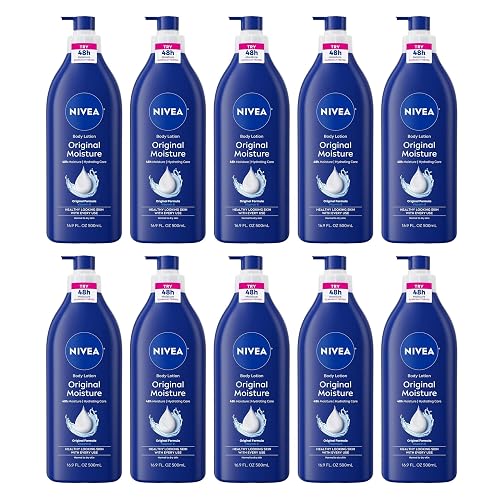 Nivea Original Daily Moisture Body Lotion 16.9 oz (Pack of 10)