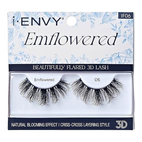 iEnvy Emflowered Natural Blooming Effect Fake Eyelashes Flared 3D False Lashes (06)