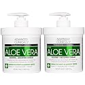 Advanced Clinicals Aloe Vera Lotion Skin Care Relief | Vitamin E Infused Hyaluronic Acid Moisturizer & Vitamin C Body Lotion For Women & Men Helps