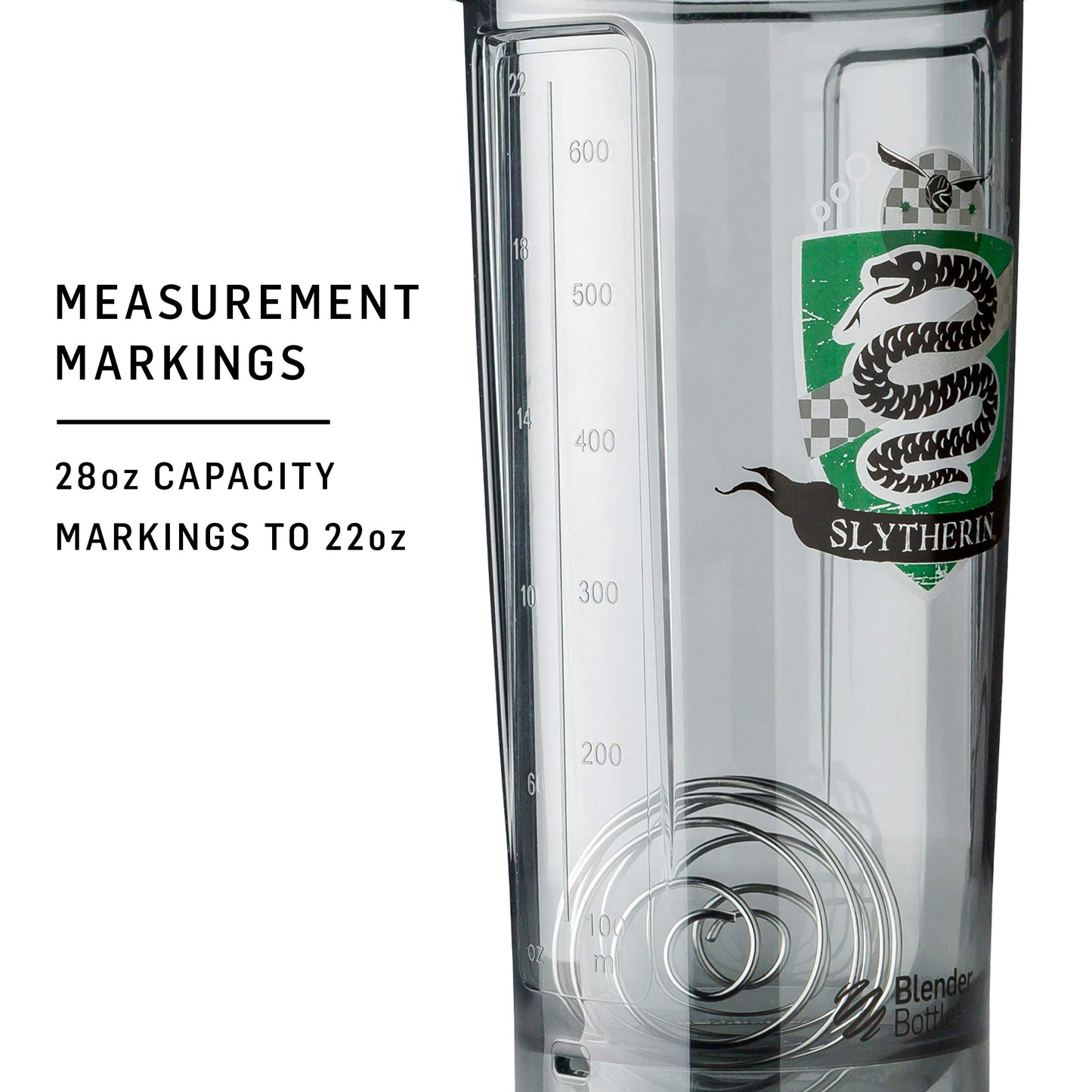 BlenderBottle Harry Potter Shaker Bottle Pro Series Perfect for Protein Shakes and Pre Workout, 28-Ounce, Bolt & Glasses