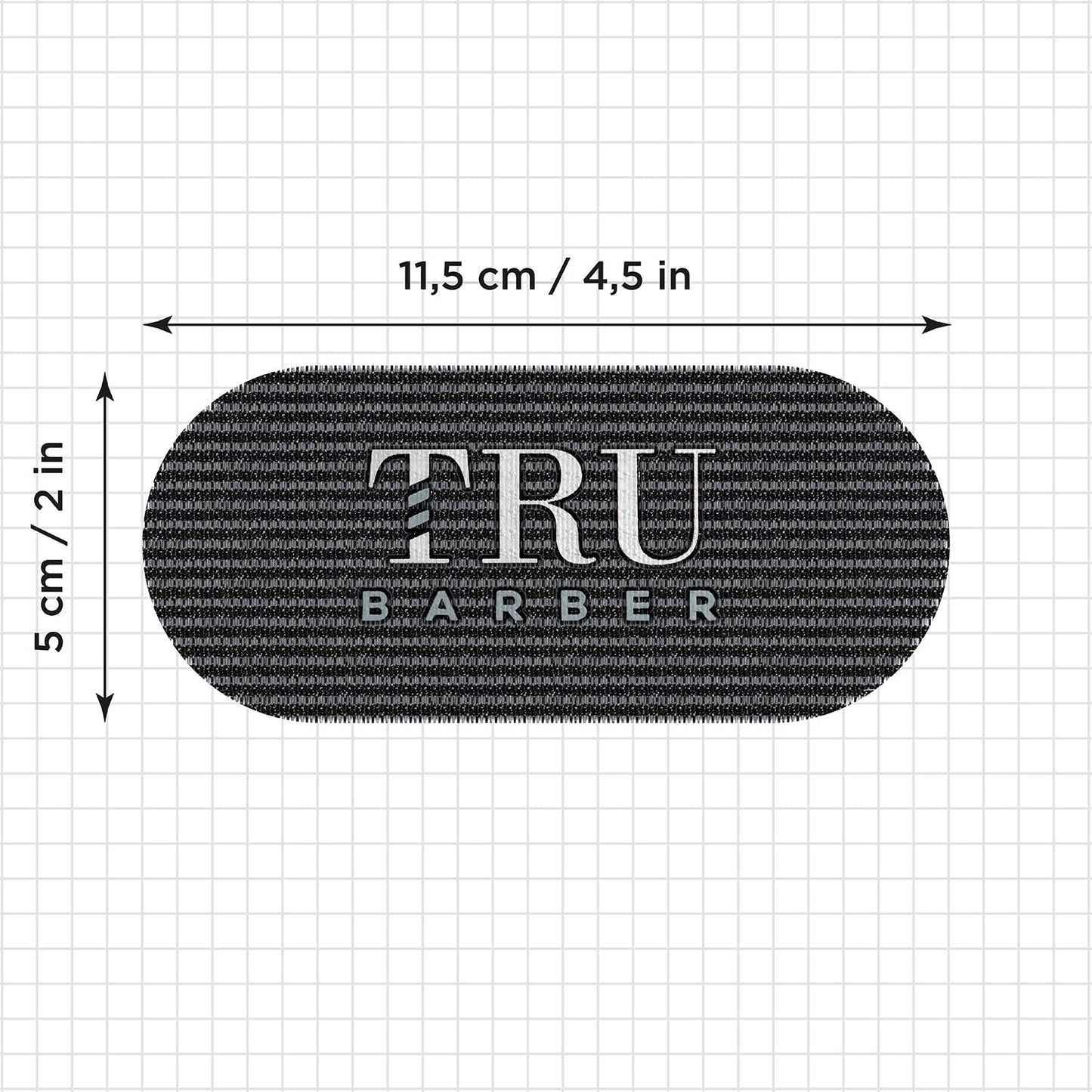 TRU BARBER Hair Grippers® for Men and Women 2pcs - Salon and Barber, Hair Clips for Styling, Sectioning, Cutting and Coloring, Nonslip Grips, Hair