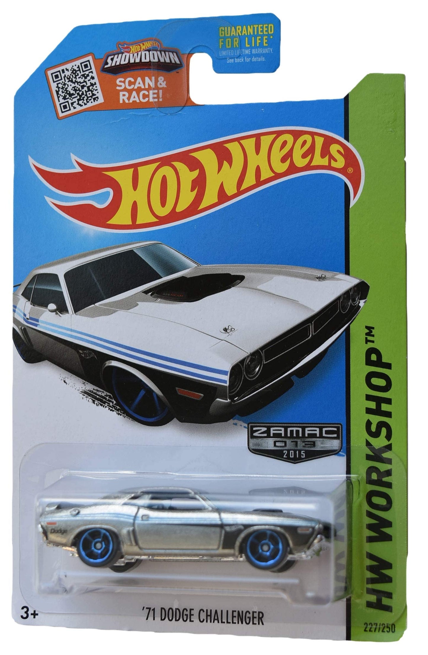 Hot Wheels Zamac '71 Dodge Challenger - Workshop 227/250