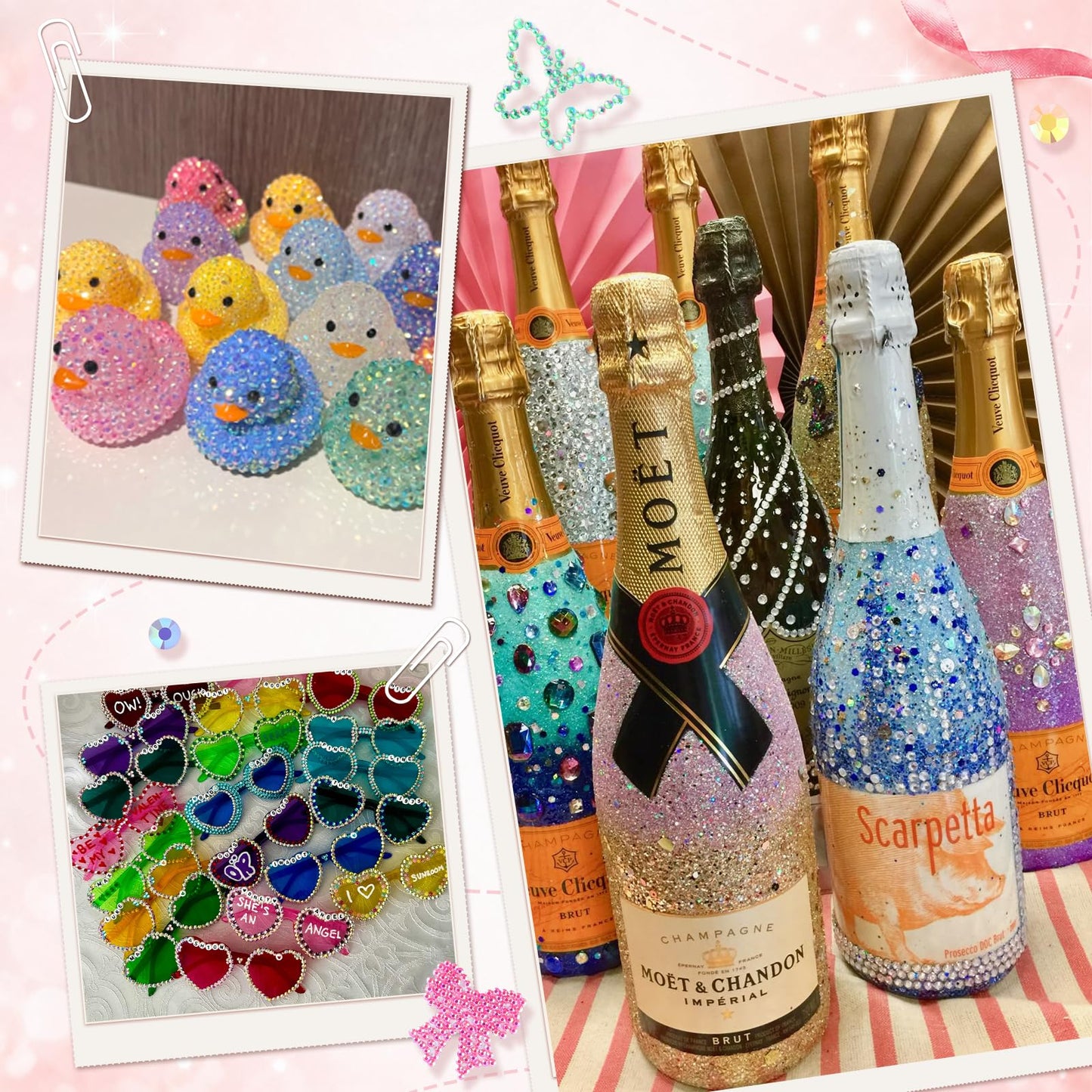 Zefy 43000 Pcs Resin Rhinestones for Bedazzling, 40 Colors 2/3/4 mm Bedazzling Kit for Crafting, Flatback Gems with 3Pcs B7000 Glue for Clothing Shoes Beauty and Personal Care Zefy