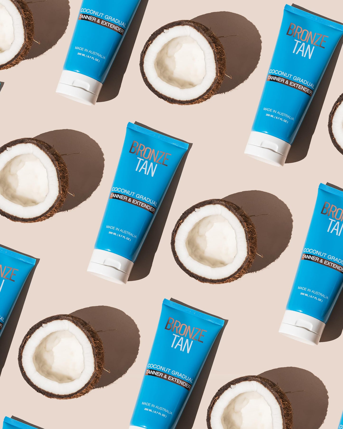 Bronze Tan Gradual Self Tanner Lotion & Tan Extender - Coconut Scented - Aloe Vera & Vitamin E Enriched - Streak-Free Nourishing Sunless Tanning