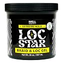 IWELL Signature Loc Star Braid & Loc Gel, 30 fl oz | Extreme Hold for Braids, Locs, Twists, Cornrows & Edges | Smooths & Tames Frizz | No Heavy