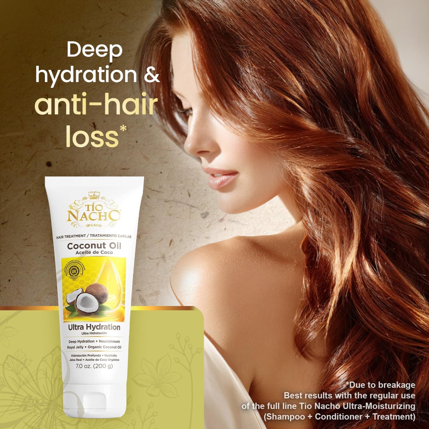 Tio Nacho Ultra Hydration Coconut Oil Treatment, 7 Ounces