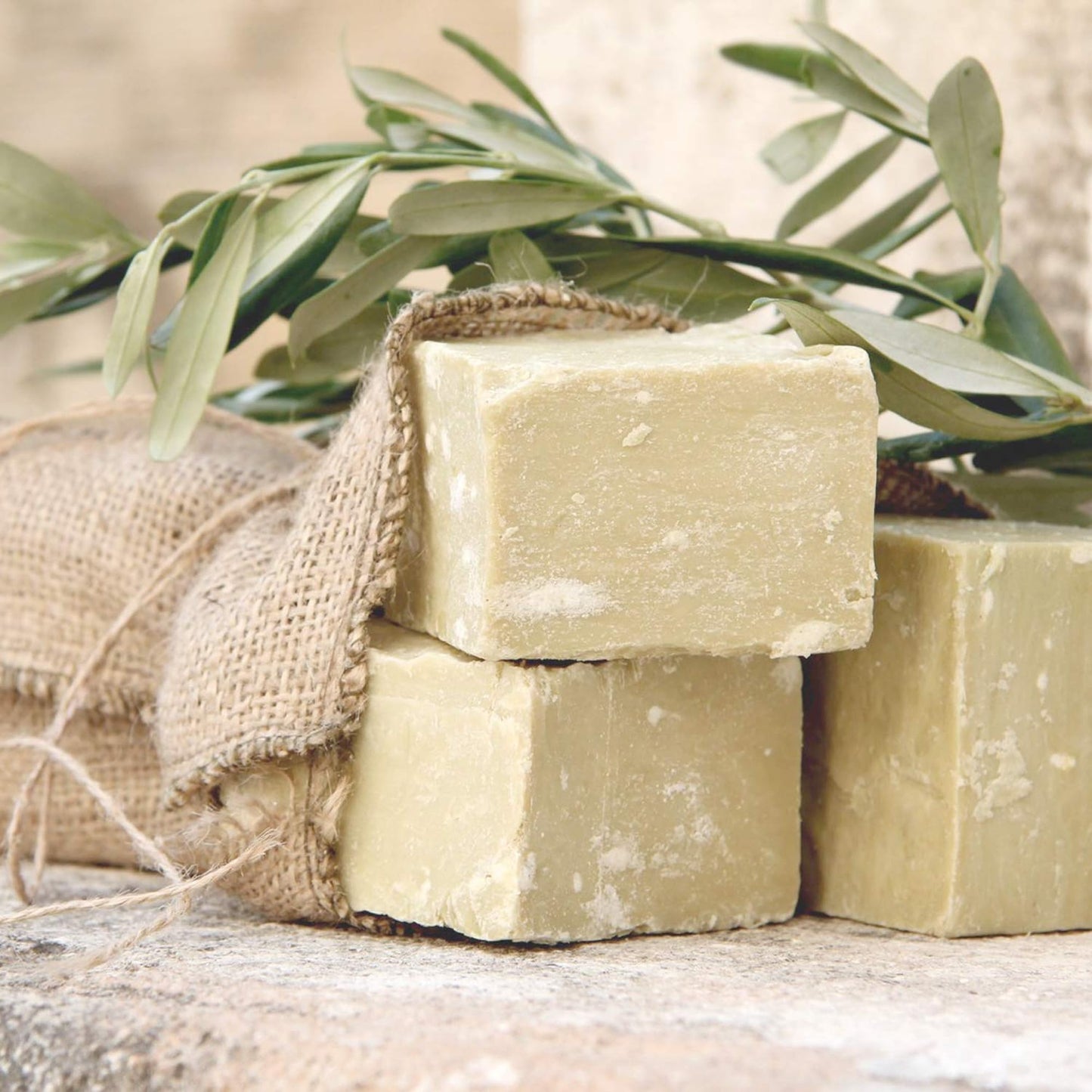 Olive Oil Soap Bar - Include Laurel oil 100% Pure Natural & Artisan Crafted Quality, Organic and Vegan. Full Body Soap for Women and Men. 6 Pack (35.3