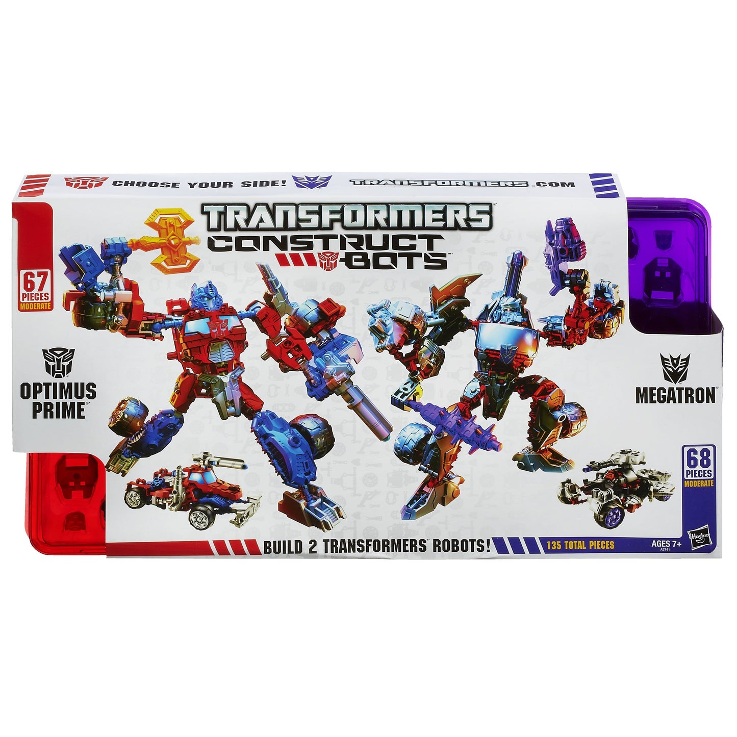 Transformers Construct-A-Bots Optimus Prime Vs. Megatron Construction Set