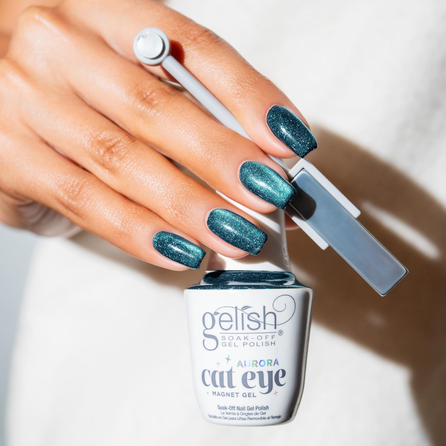 Gelish Aurora Cat Eye Reflective Magnet Gel Polish - Come Sky with Me, 15mL Beauty & Personal Care Gelish