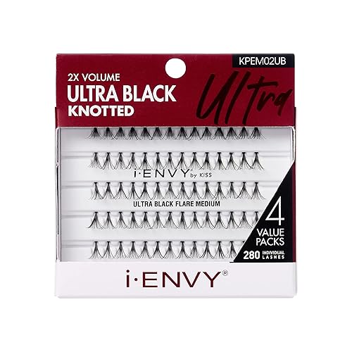 Kiss I Envy Ultra Black Lashes (Medium)
