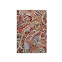 3D Rose TWL_60709_1 Retro Red n Blue Paisley Pattern, 15" x 22"