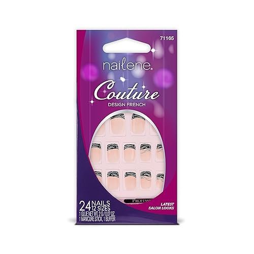 Nailene Nail Couture, Safari, Package of 24 Nails