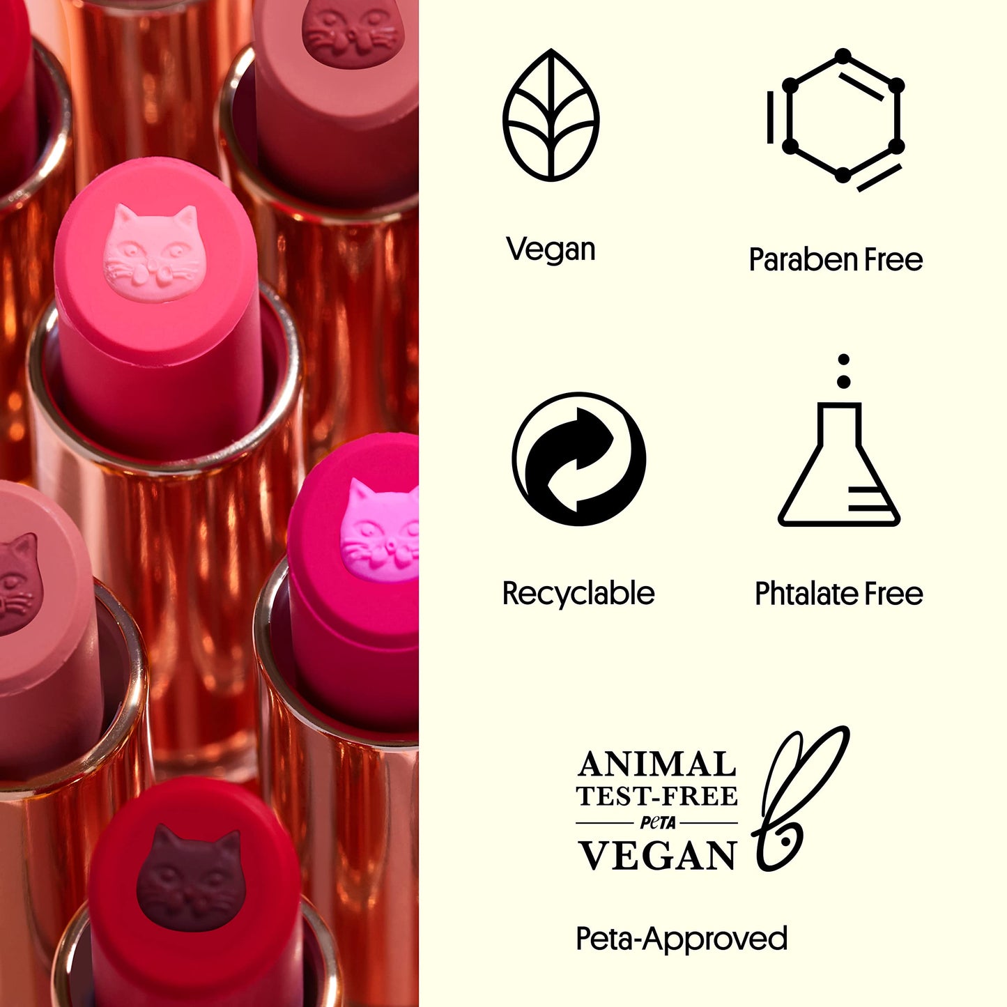 Winky Lux Purrfect Pout Lipstick, Semi Sheer Creamy Lipstick With Jojoba Oil and Vitamin E, Subtle Berry Natural Lipstick, Frisky