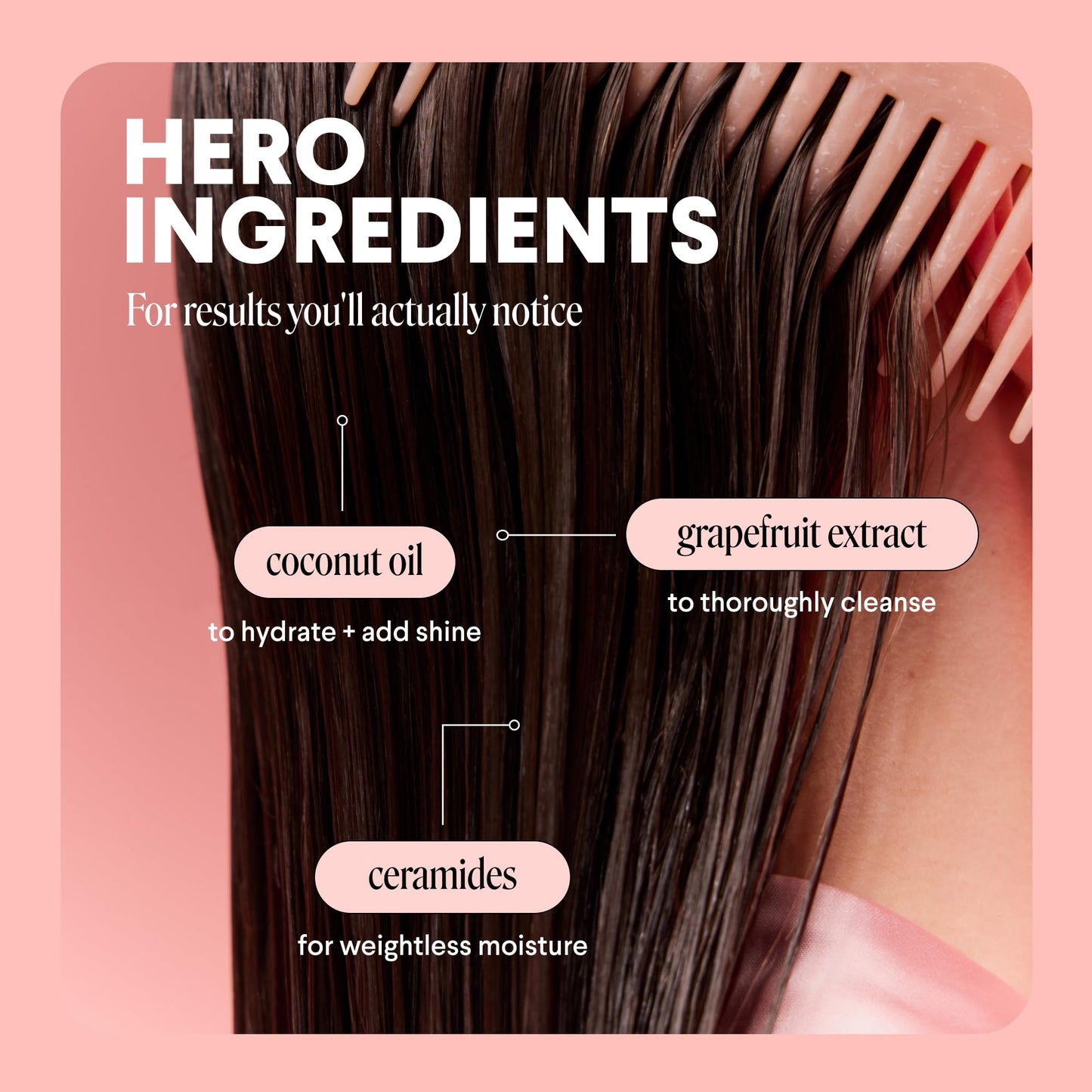 MONDAY HAIRCARE Clarify Shampoo and Conditioner Set 12 oz for Oily Hair Made with Grapefruit Extract, Coconut Oil, Shea Butter, Vitamin E