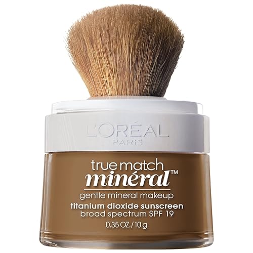 L'Oréal Paris True Match Loose Powder Mineral Foundation, Soft Sable, 0.35 oz.
