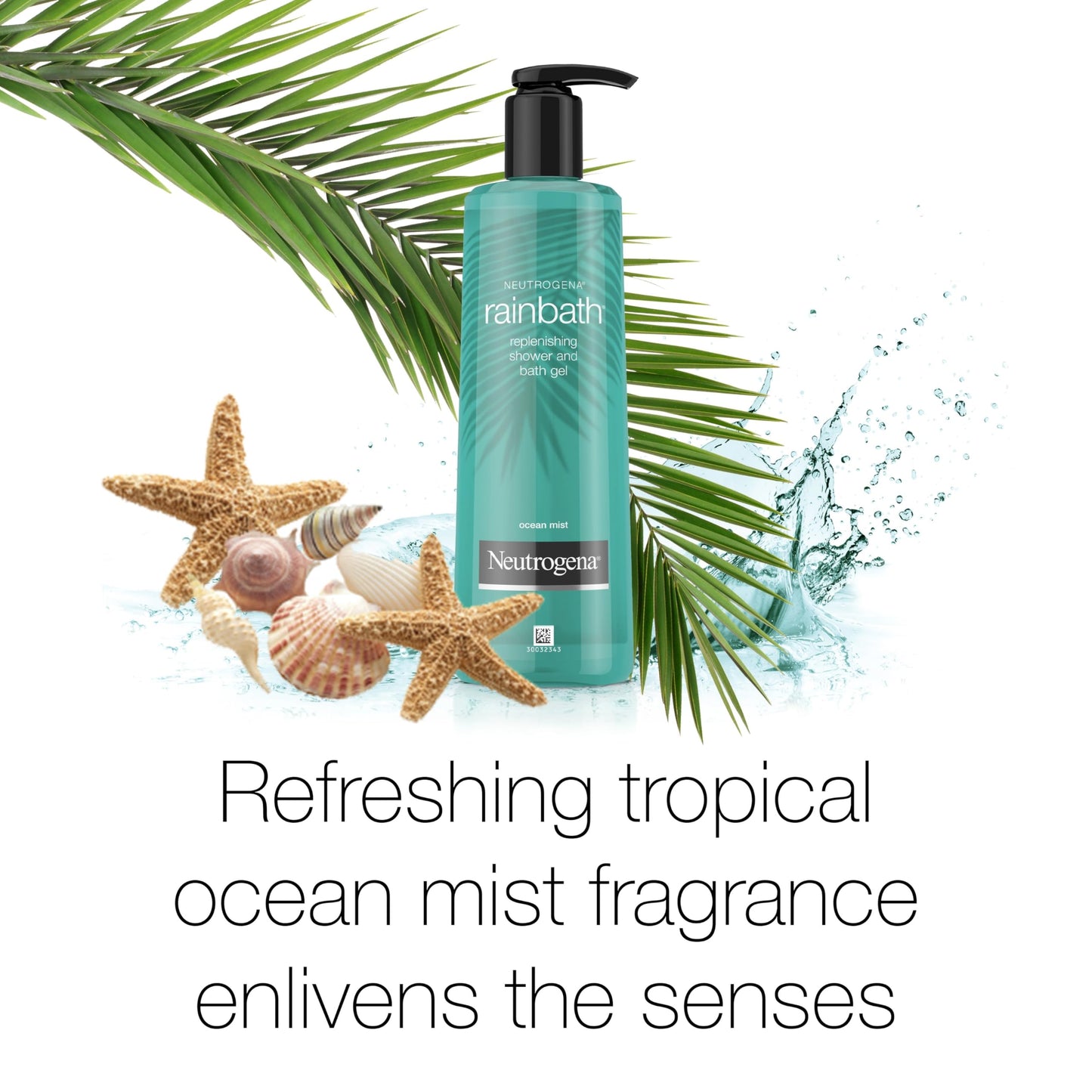 Neutrogena Rainbath Refreshing & Cleansing Shower & Bath Gel, Moisturizing Daily Body Wash & Shaving Gel for Soft Skin, Two Pack Including Ocean Mist