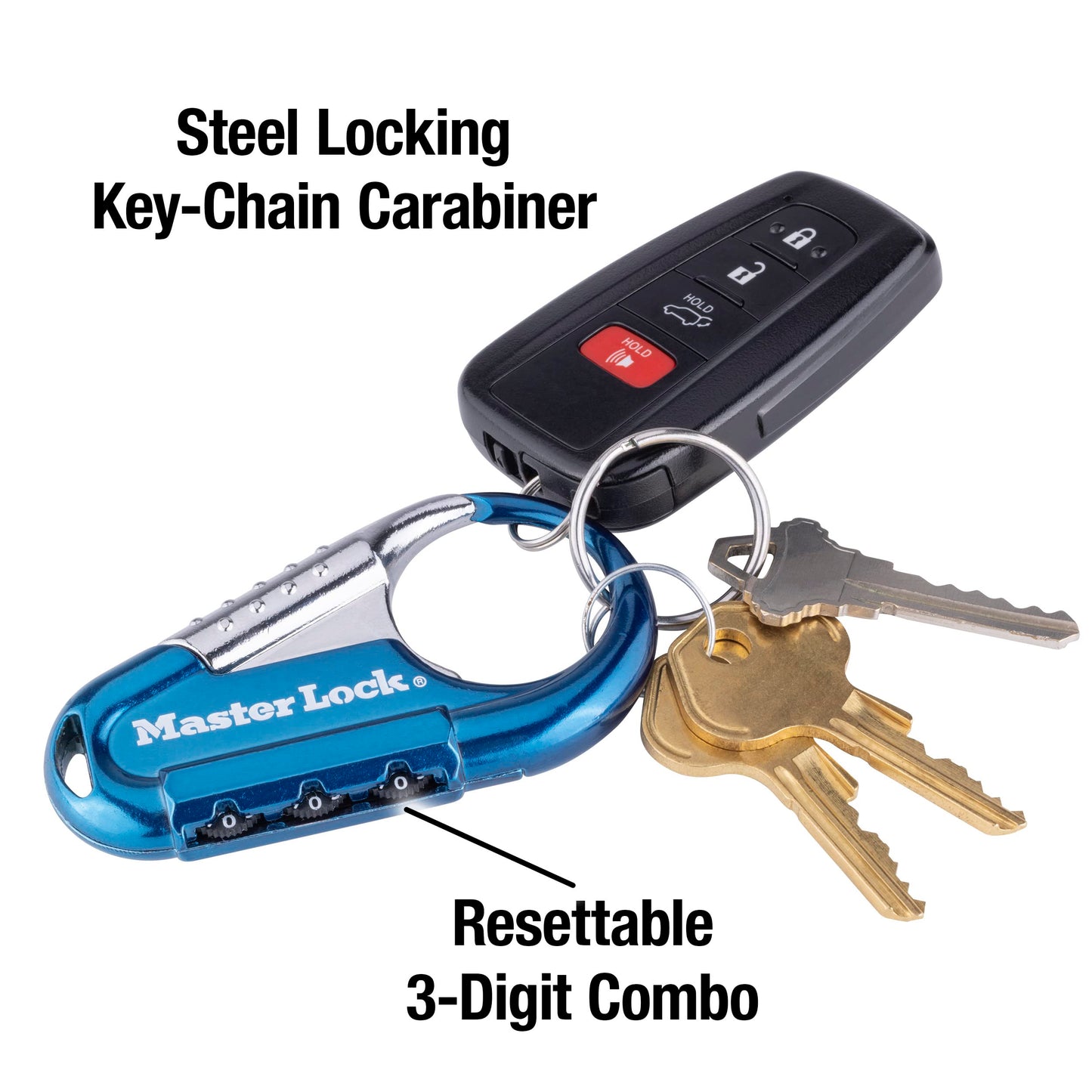 Master Lock 1548DCM Backpack Lock, Set Your Own Combination Lock, Colors May Vary