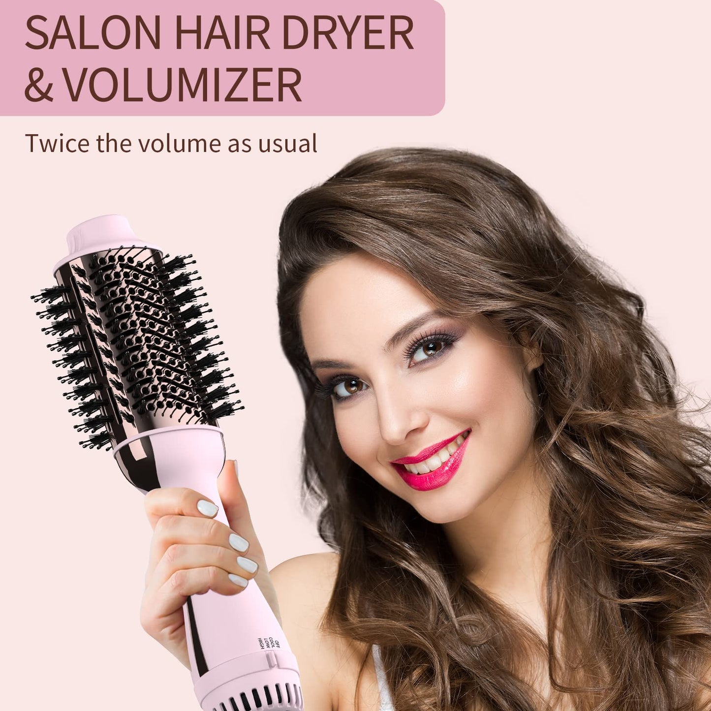 Umeely Hair Dryer Brush Blow Dryer Brush in One, Upgraded 4 in 1 Hair Dryer and Styler Volumizer with Negative Ion Anti-frizz Ceramic Titanium Barrel Beauty and Personal Care Umeely