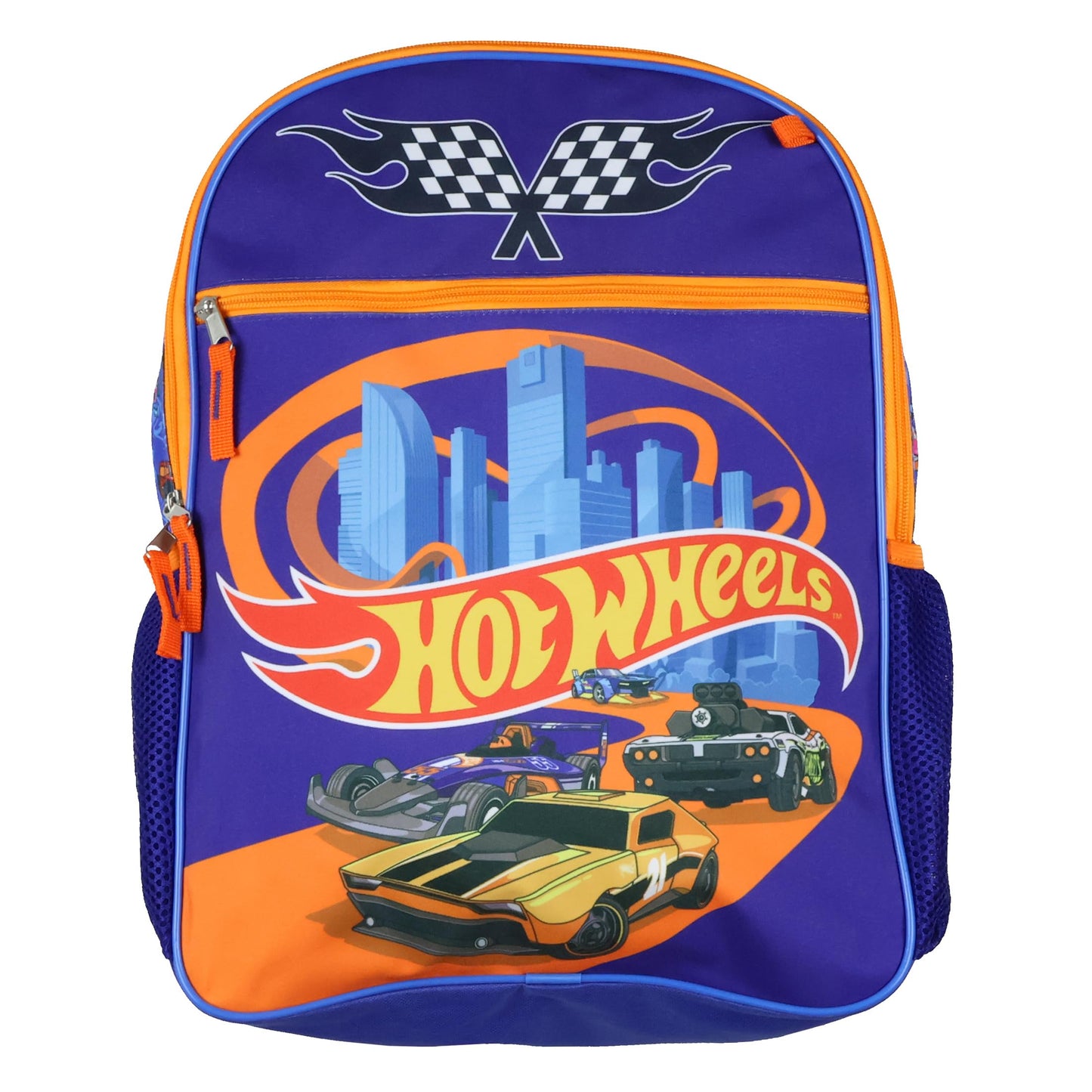 AI ACCESSORY INNOVATIONS Hot Wheels 5 Piece Backpack Race Car Design Tote Bag Set
