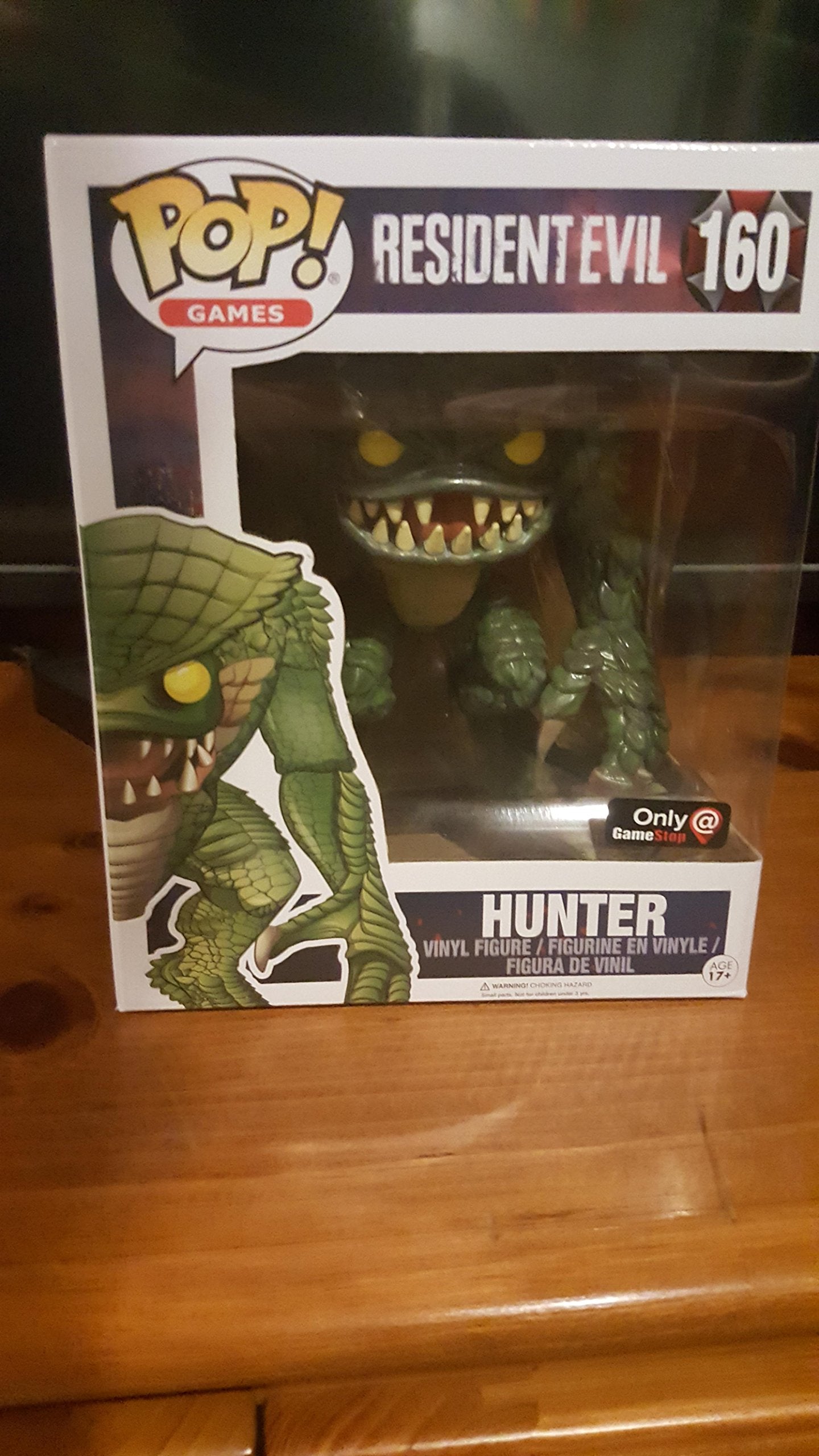 Funko Pop! Games Hunter Gamestop Exclusive Resident Evil 160