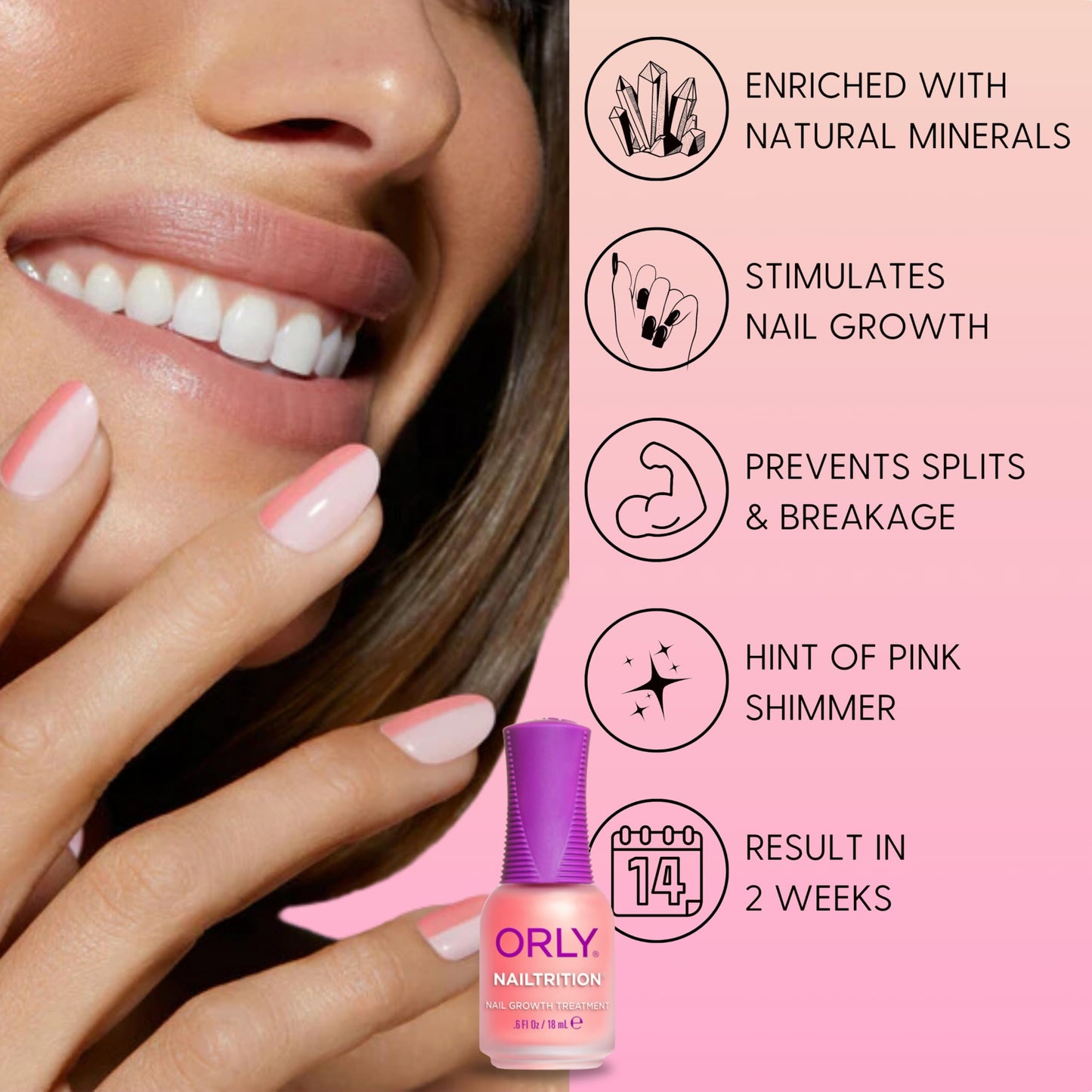 Orly Nailtrition Nail Growth Treatment, 0.6 Ounce