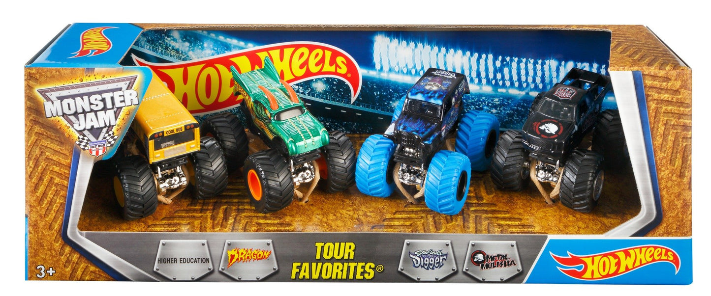 Hot Wheels Monster Jam Tour Favorites - Styles May Vary