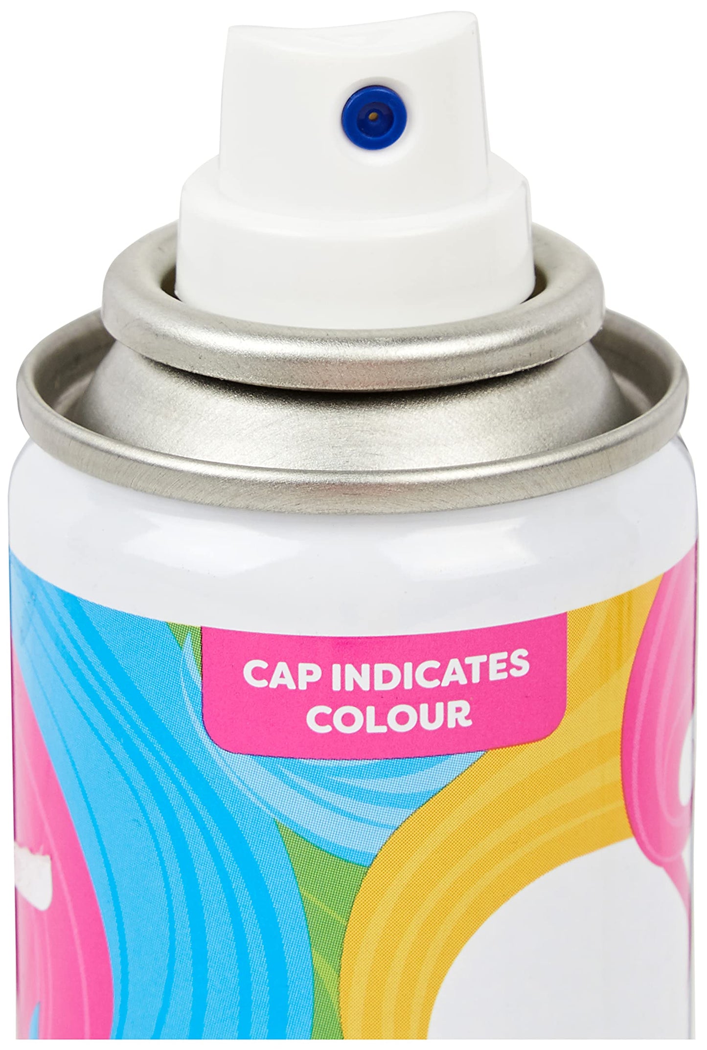 Neon Black Temporary Hair Spray (4.5 fl. oz) 1 Count - Easy-to-Use Colorful Hair Styling for Festivals, Parties, and Events