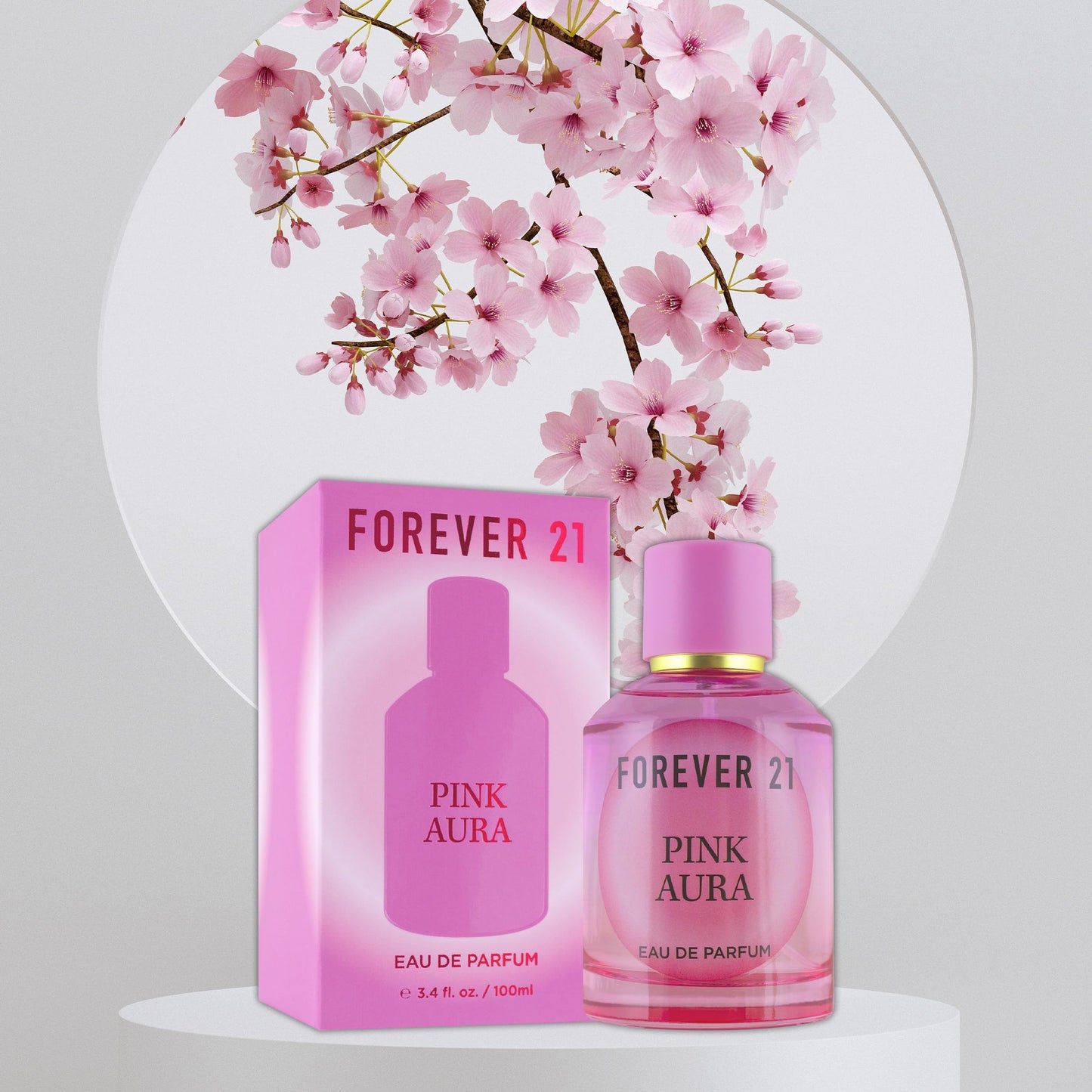 Pink Aura Eau de Parfum 3.4 fl. oz. for Her, by Forever 21