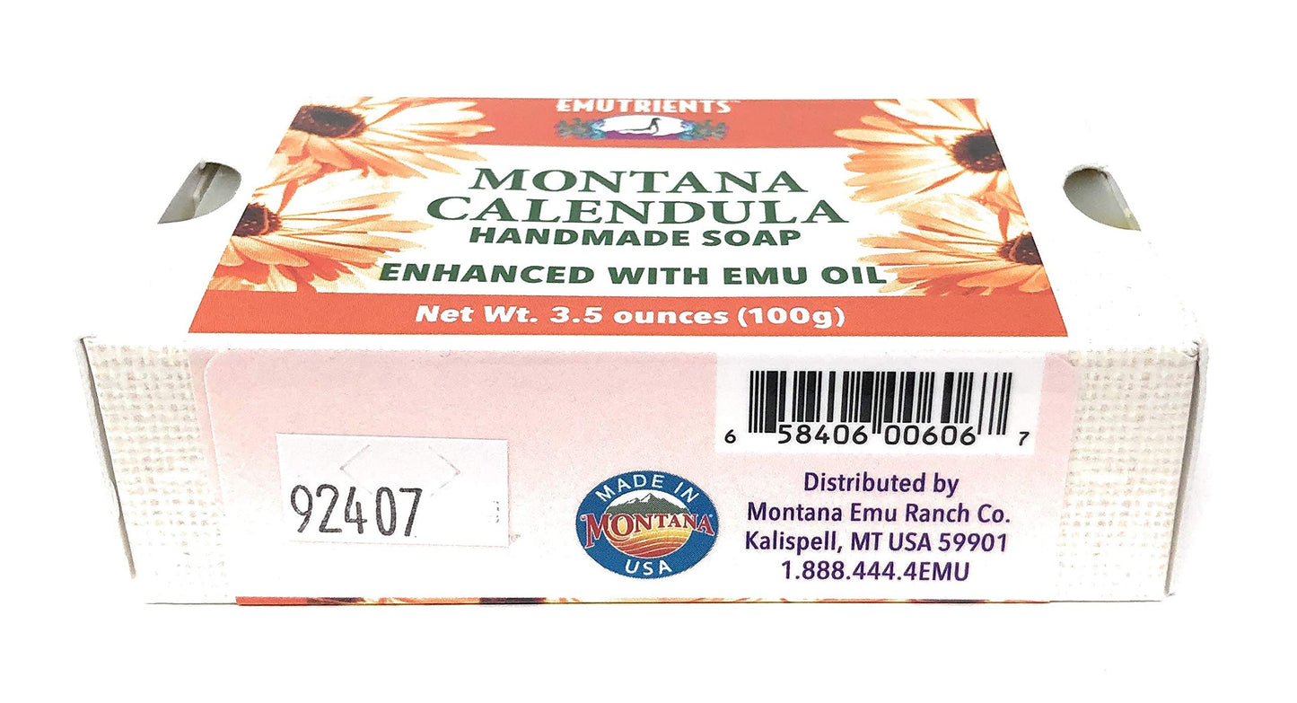 Montana Emu Ranch - Montana Calendula Handmade Soap 3.5 Ounce Bar