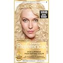 L'Oreal Paris Superior Preference Luminous Fade-Defying Permanent Hair Color, Hair Dye For Up to 9 Weeks of Radiance, Ultimate Natural Blonde 10NB, 1