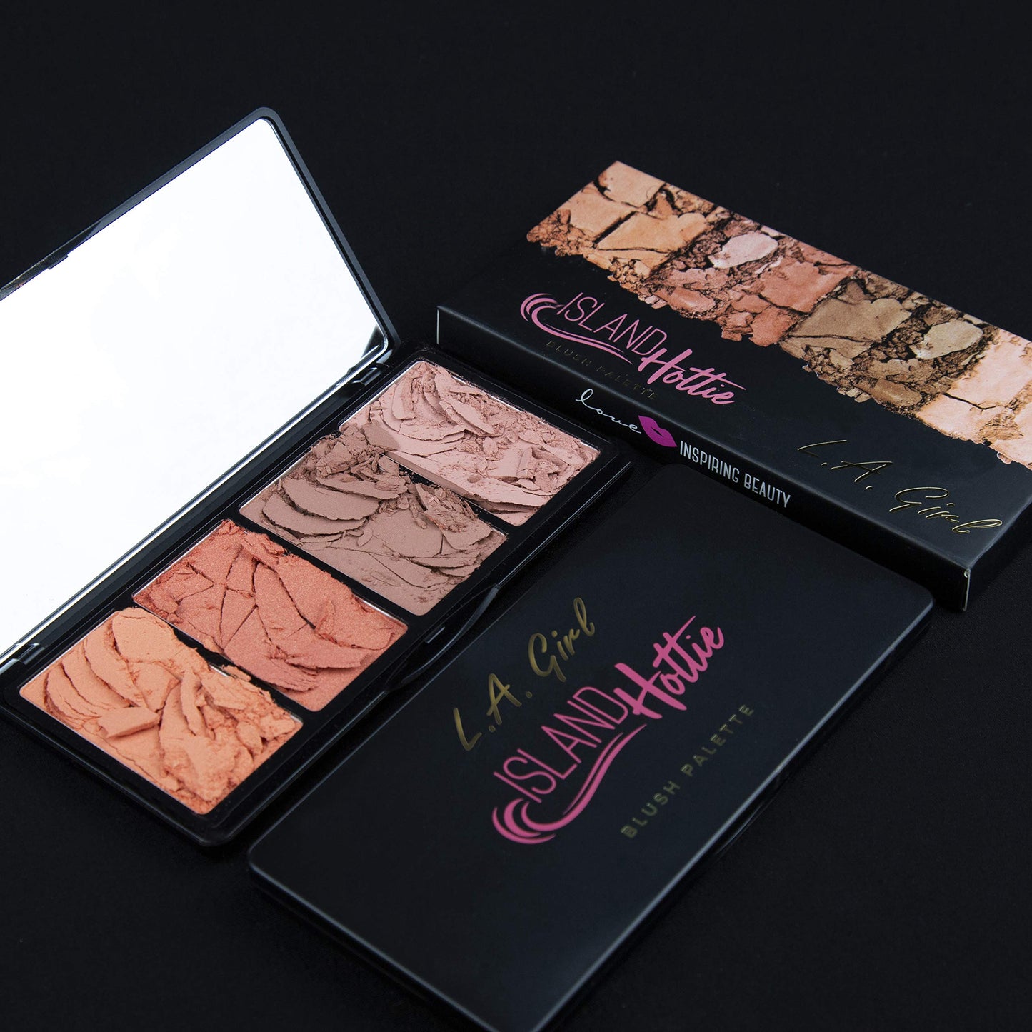 L.A. Girl Fanatic Blush Palette, Island Hottie GBL421