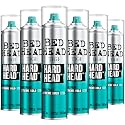 TIGI Bed Head Hard Head Hairspray 6-Pack - Extreme Hold Hairspray, Dries Instantly, Adds Shine, Vibrant Apple Scent, 11.7 Oz Ea