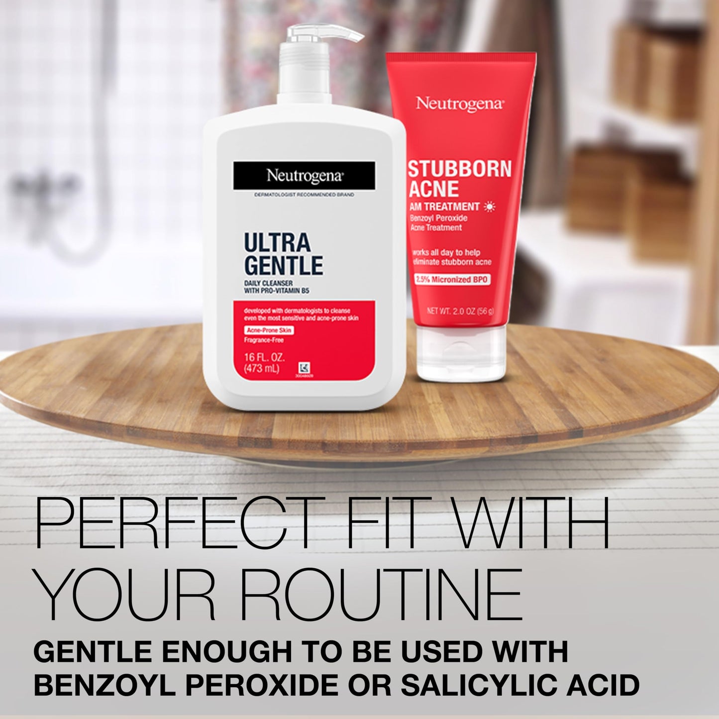 Neutrogena Ultra Gentle Daily Facial Cleanser with Pro-Vitamin B5 for Acne-Prone & Sensitive Skin. Fragrance, Dye, Soap, and Paraben-Free