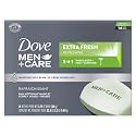 Dove Men+Care Bar 3 in 1 Cleanser for Body, Face, and Shaving Extra Fresh 14 Bars to Clean and Hydrate Skin Body and Facial Cleanser Mandarin Citrus
