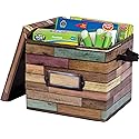 Teacher Reclaimed Wood Storage Box, 13''L x 12''W x 10.5''H