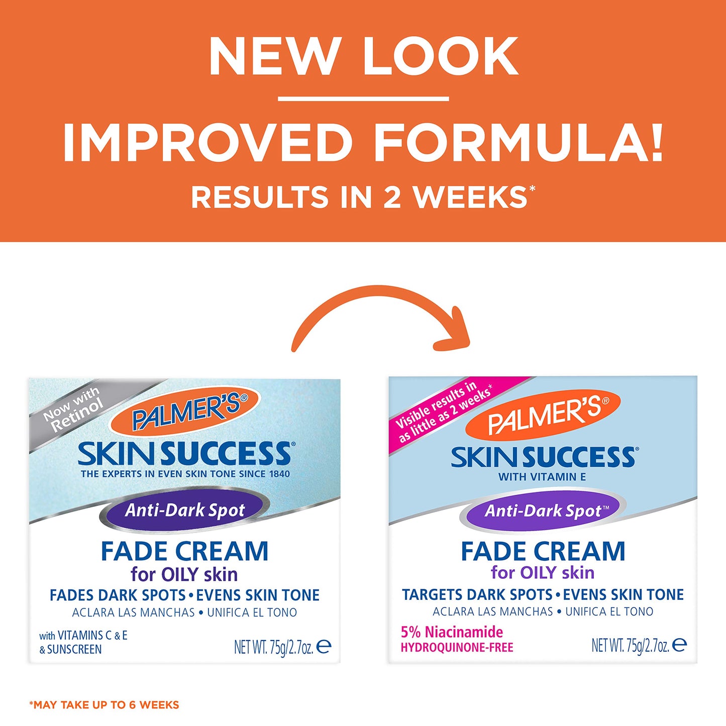 Palmer's Skin Success Eventone Fade Cream for Oily Skin, 2.7 Fl Oz