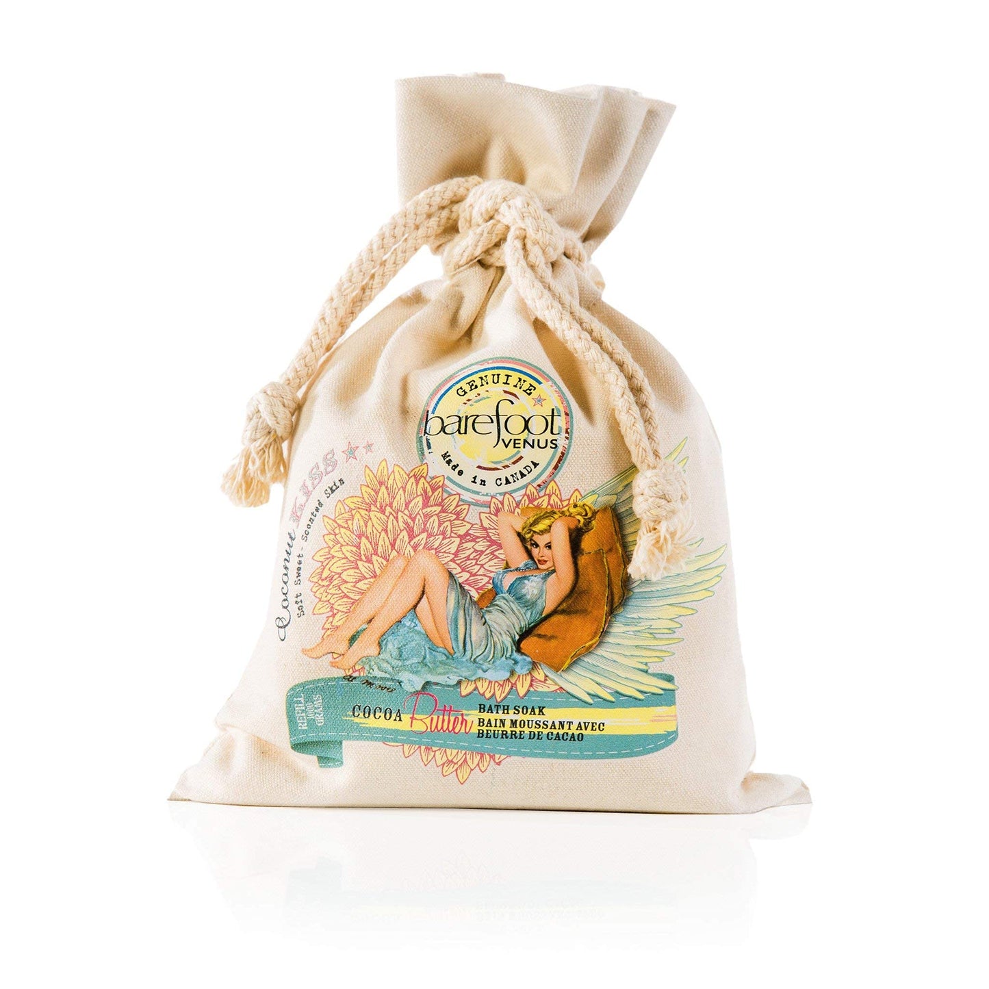 Barefoot Venus Bath Soak with Cocoa Butter 800G (Coconut Kiss)