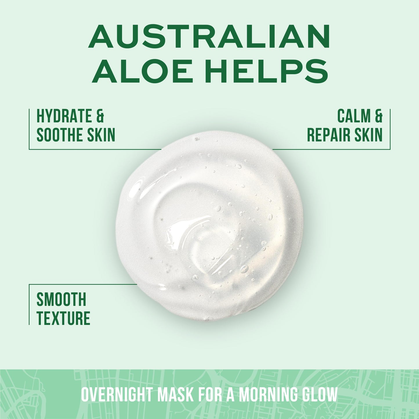 Freeman Exotic Blends Australian Aloe Jelly Mask, Leave-On Overnight Facial Mask, Calm, Soothe Irritation, & Hydrate Dry Skin, Clean Skincare, For All