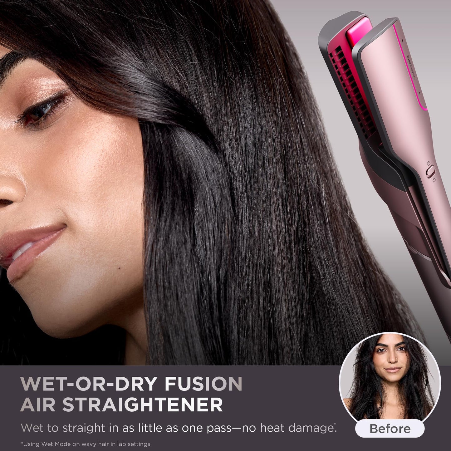 Shark FlexFusion Hair Straightener & Powerful Hair Dryer with Fusion Hair Brush, Ceramic Air Styler with Auto-Wrap Curlers & Concentrator, Ceramic Beauty and Personal Care Shark