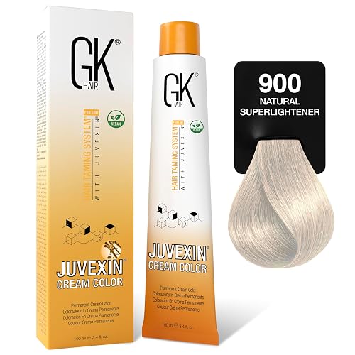 GK HAIR Global Keratin Professional Hair Color Cream Tube (3.4 Fl Oz/100ml) Nourishing & Cleansing Colors for Styling High Performance Long Lasting
