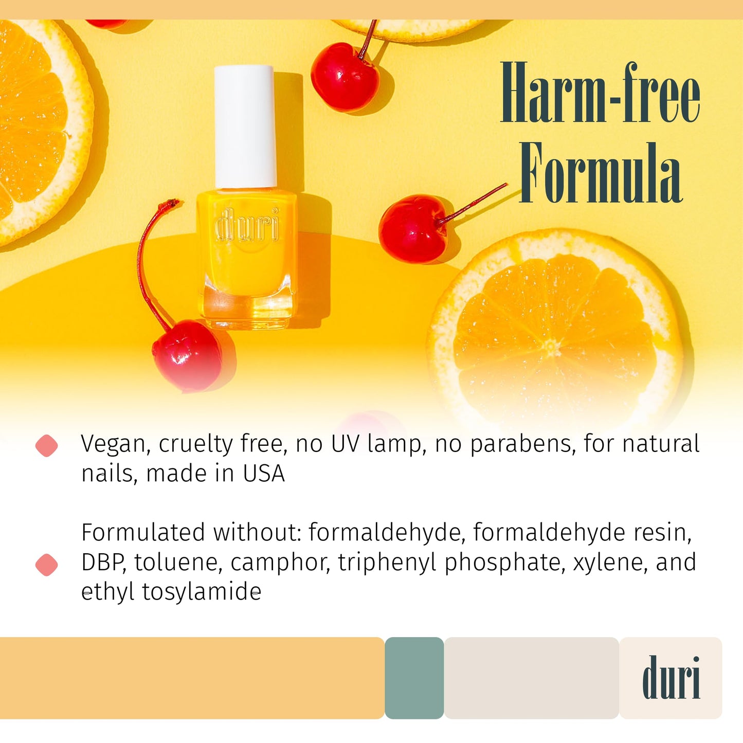 duri 794 Dirty Lemonade - Neon Yellow Nail Polish, Semi Matte, Full Coverage, 0.45 Fl Oz Beauty & Personal Care duri