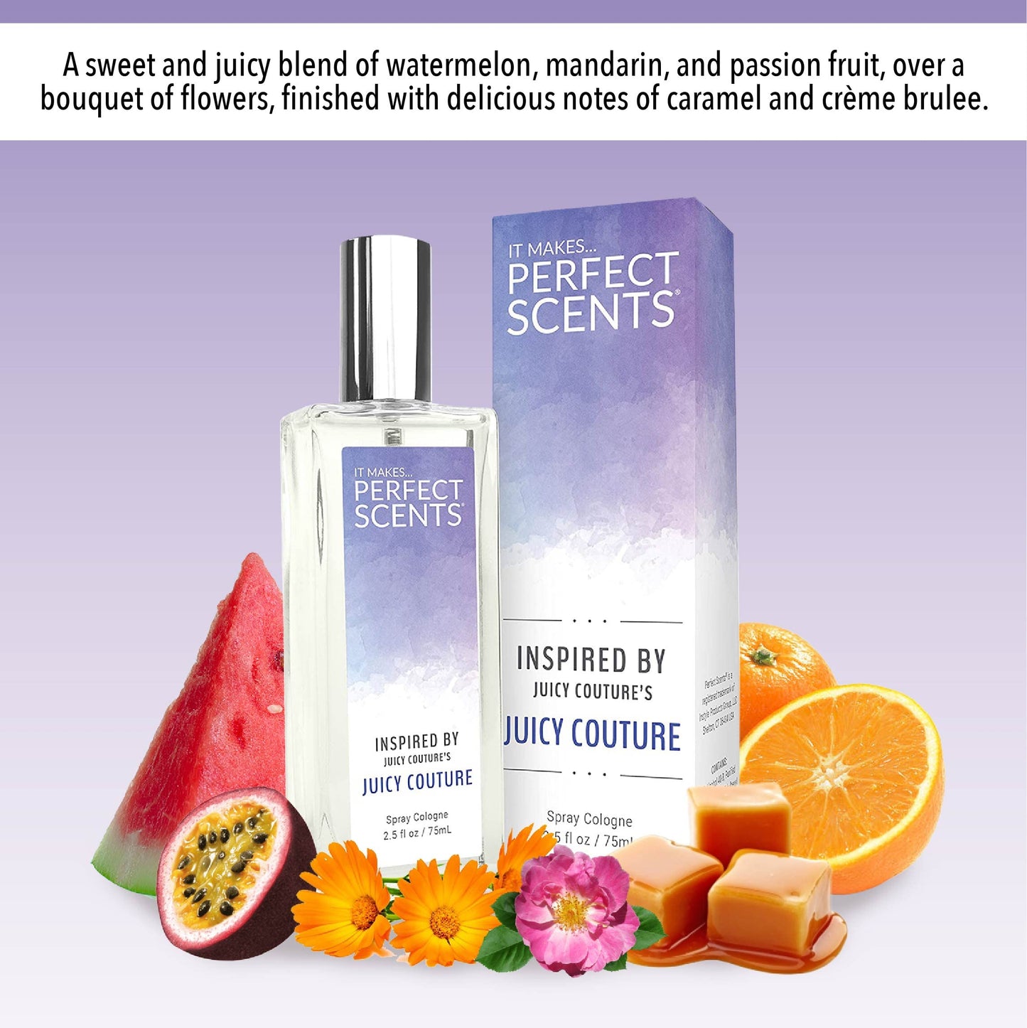 Perfect Scents Fragrances, Inspired by Juicy Couture's Juicy Couture, Women’s Eau de Toilette, Vegan, Paraben-Free, Phthalate-Free, Never Tested